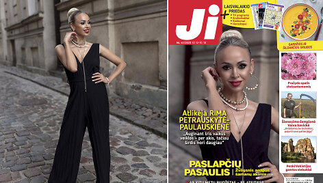 Rima Petrauskytė-Paulauskienė ir žurnalo JI Nr.41 