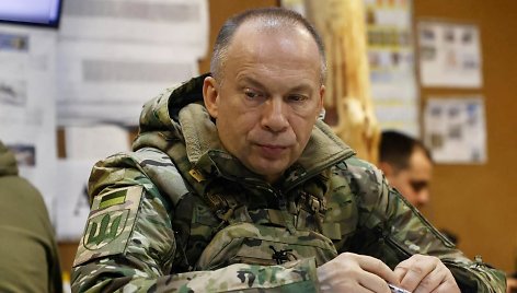 Ukrainos ginkluotųjų pajėgų vadas Oleksandras Syrskis
