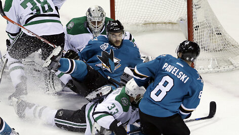 NHL: San Chosė &bdquo;Sharks&ldquo; &ndash; Dalaso &bdquo;Stars&ldquo;