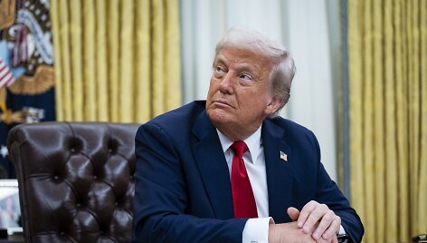 JAV prezidentas Donaldas Trumpas / Al Drago - Pool via CNP / picture alliance / Consolidated News Photos
