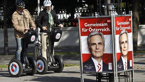 Austrijoje sekmadienį vyksta rinkimai.