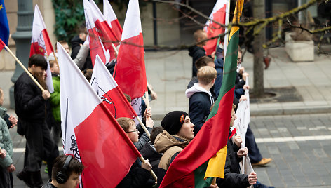 Mitingas tautinių mažumų mokykloms apginti