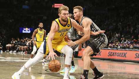 Domantas Sabonis prieš Blake'ą Griffiną