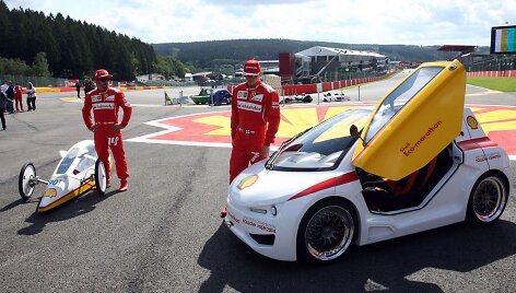 Fernando Alonso ir Kimi Raikkonenas dalyvavo &bdquo;Shell&ldquo; eko maratone