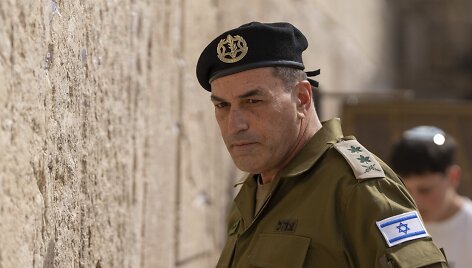 Izraelio kariuomenės vadas generolas leitenantas Eyalas Zamiras / Ohad Zwigenberg / AP
