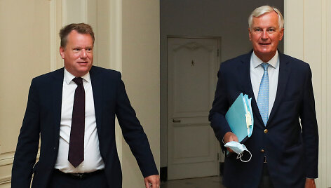 Davidas Frostas ir Michelis Barnier