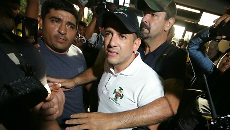 Bolivijos Santa Kruso regiono gubernatorius Luisas Fernandas Camachas