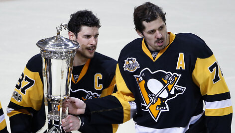 Sidney Crosby ir Jevgenijus Malkinas