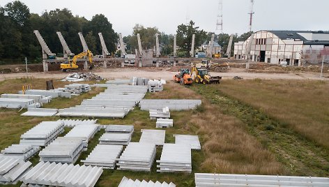 Rekonstruojamas Kauno S.Dariaus ir S.Girėno stadionas