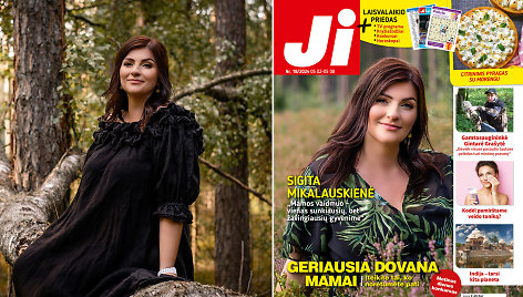 Sigita Mikalauskienė ir žurnalo JI Nr.18 