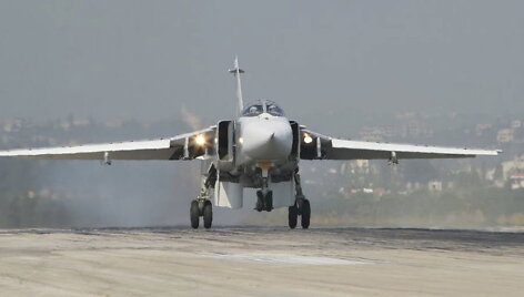 Rusijos &bdquo;Su-24&ldquo; Sirijoje