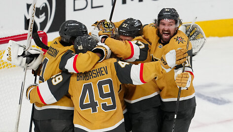 &bdquo;Las Vegas Golden Knights&ldquo; ledo ritulininkai