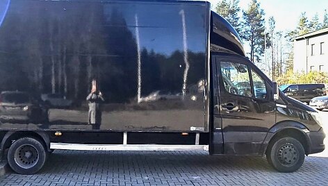 Sulaikytas automobilis automobilį &bdquo;Mercedes-Benz Sprinter&ldquo;