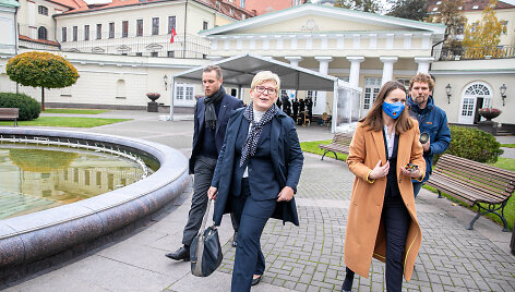 Ingrida &Scaron;imonytė ir Gabrielius Landsbergis