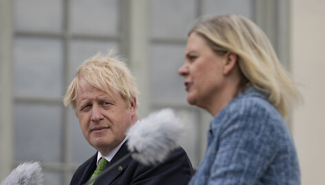 Borisas Johnsonas ir Magdalena Andersson