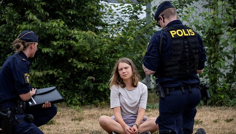 Švedijos klimato aktyvistė Greta Thunberg