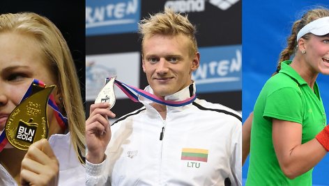 Rūta Meilutytė, Giedrius Titenis ir Akvilė Paražinskaitė