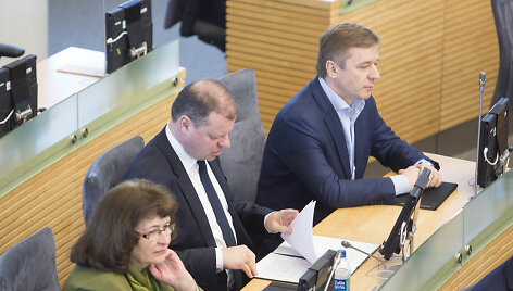Saulius Skvernelis ir Ramūnas Karbauskis