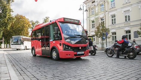 Elektrinių Vilniaus autobusų pristatymas