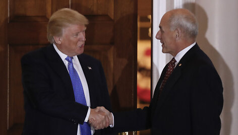 Donaldas Trumpas ir Johnas Kelly