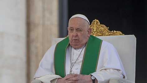 Popiežius Pranci&scaron;kus / VATICAN MEDIA / ZUMAPRESS.com