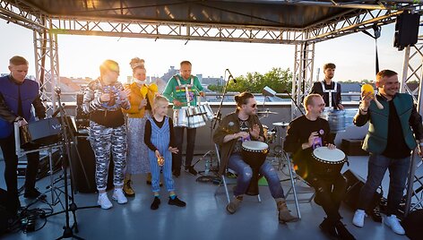 Jaunimo muzikos festivalio &bdquo;&Scaron;iauliai gyvai&ldquo; akimirka