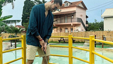 Kristinos Radžiukynaitės ir Justo Girdvainio atostogų akimirka