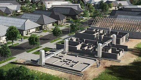 3D spausdintuvu sukurtų namų projektas