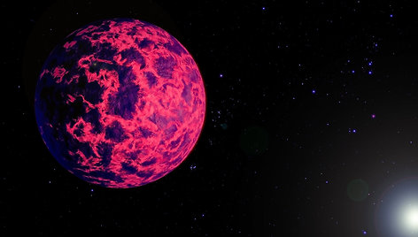 Egzoplanetos iliustracija