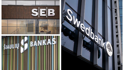 SEB bankas, &bdquo;Swedbank&ldquo; ir &Scaron;iaulių bankas / 15min montažas 