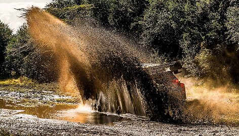 Kadras i&scaron; 2025 m. Safari ralio. WRC organizatorių &bdquo;facebook&ldquo; puslapyje patalpinta nuotr.