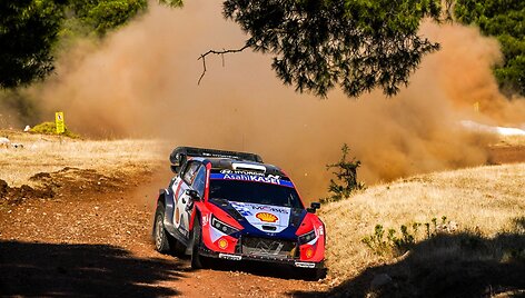 Ottas Tanakas. WRC organizorių facebook paskyroje patalpinta nuotrauka