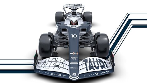 &bdquo;AlphaTauri&ldquo; AT03 F1 bolidas/ Scuderia.alphatauri.com nuotr.