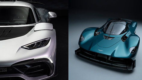 Pranašiausio XXI a. automobilio beieškant: „Mercedes AMG-ONE“ prieš „Aston Martin Valkyrie“