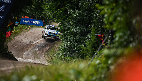 Momentas i&scaron; WRC Estijos etapo. Alfonso Rakausko nuotr. 