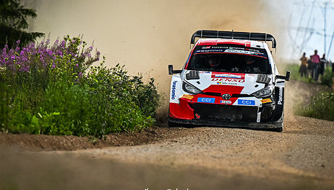 Akimirka iš Estijos WRC ralio. Alfonso Rakausko nuotr.