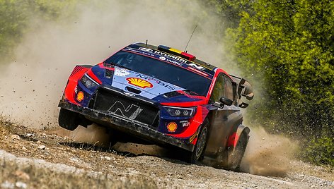 T.Neuville Graikijos WRC ralyje. WRC „facebook“ paskyroje publikuota nuotr.