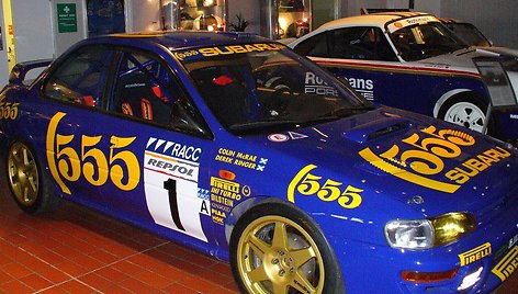 Colino McRae legendinis „Subaru Impreza WRC“ automobilis. Andy nuotr. Wikipedija. CC BY 2.0