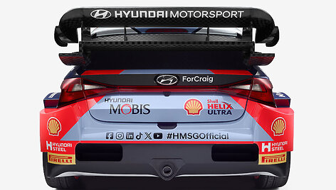 &bdquo;Hyundai i20 N Rally 1&ldquo; automobilis. Gamintojo nuotr.