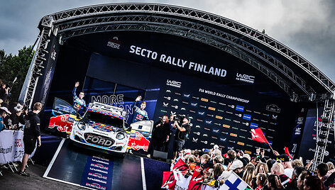 WRC organizatorių &bdquo;facebook&ldquo; tinkle patalpinta nuotrauka