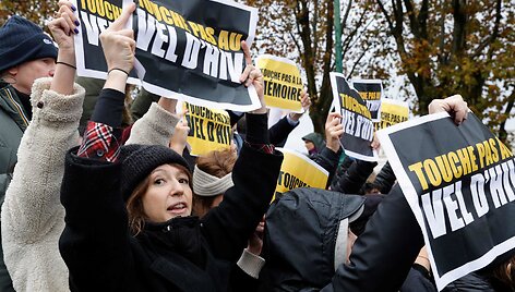 &Scaron;imtai tūkstančių žmonių Londone Paliaubų dieną surengė propalestinieti&scaron;kas eitynes