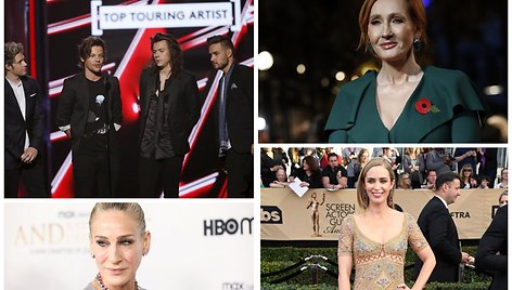 One Direction, Sarah Jessica Parker, J.K.Rowling, Emily Blunt 