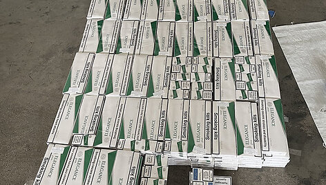 Aptikta cigarečių kontrabanda