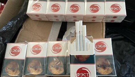 Aptikta cigarečių kontrabanda