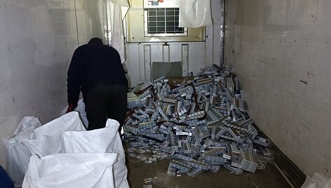 Sulaikyta cigarečių kontrabanda