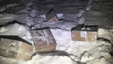 Sučiuptas kontrabandininkų dronas