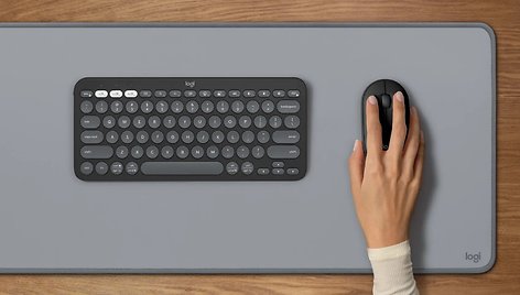 „Logitech Pebble 2“ pelė ir klaviatūra