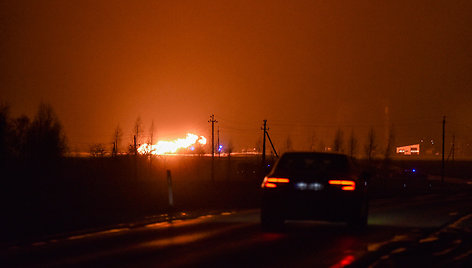 Sprogęs dujotiekis Pasvalio rajone