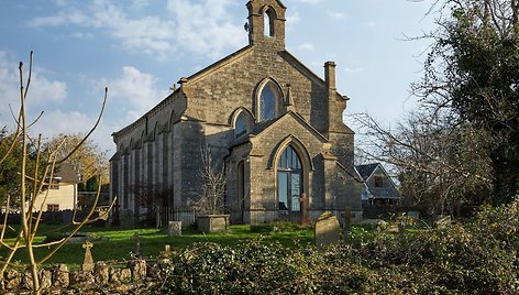 Prabangiais apartamentais paversta bažnyčia Somersete, Jungtinėje Karalystėje