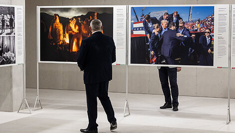  Jubiliejinės &bdquo;World Press Photo&ldquo; parodos atidarymas verslo centre &bdquo;Hero&ldquo;